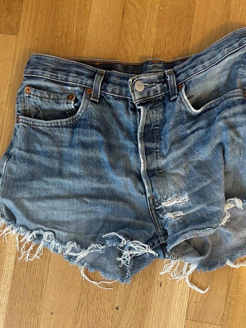 Vintage Levi's Distressed Jean Shorts